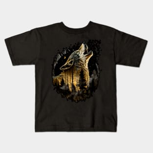 WOLF HOWL Kids T-Shirt